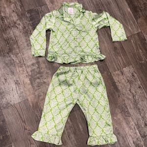 Toddler girl silk pajamas bought at baby shop